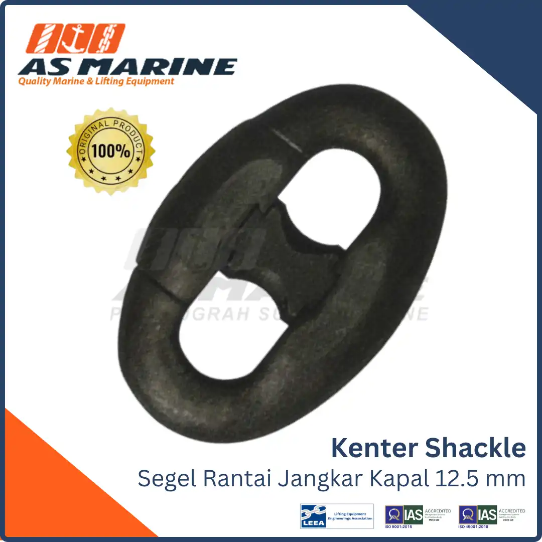 Kenter Shackle / Alat Sambung Rantai Jangkar 12.5 mm